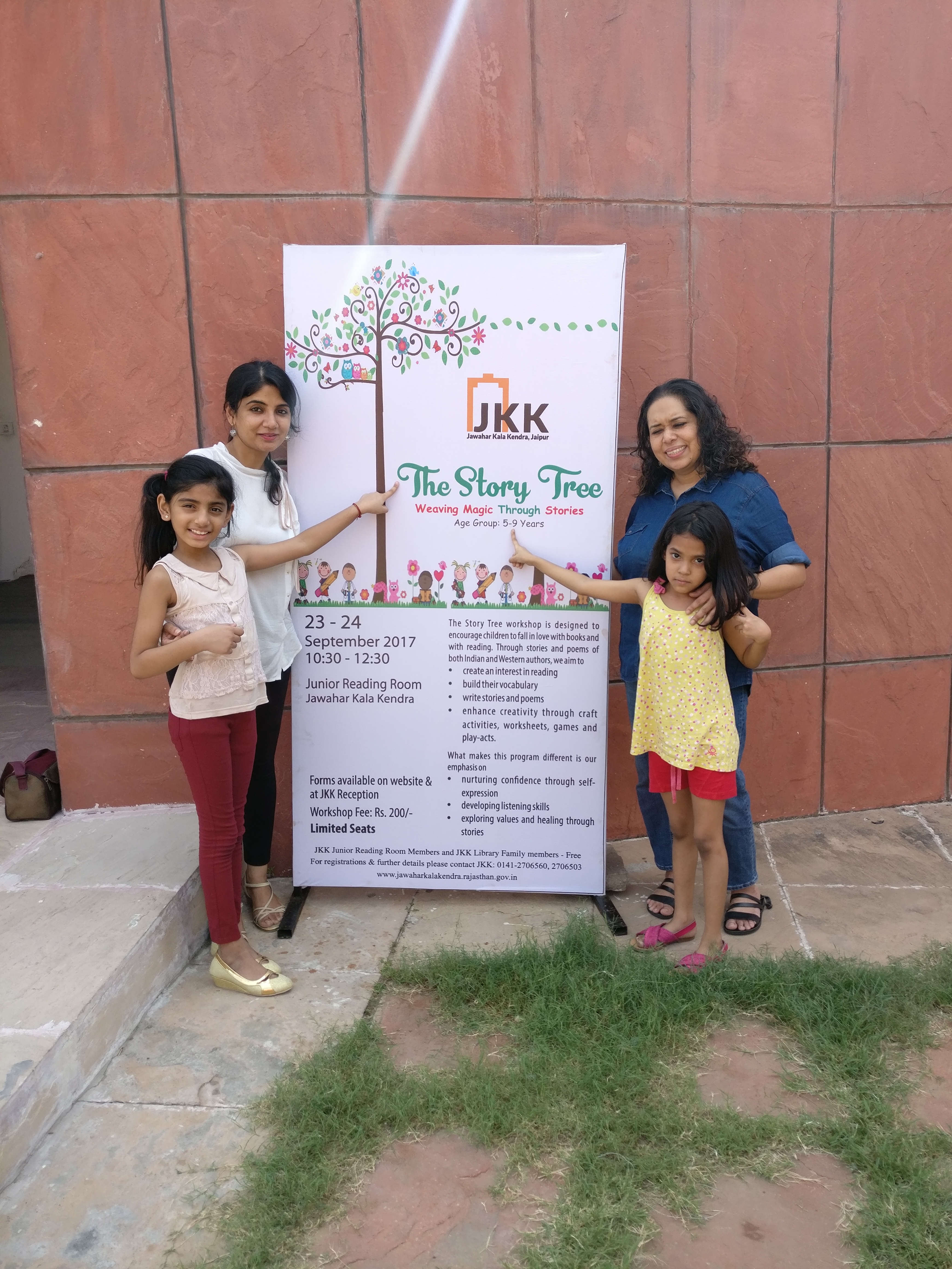 Story Tree session moment - storytelling in action